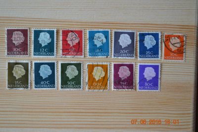 Лот: 11631933. Фото: 1. Марки Нидерланды 1950-х г. Королева... Марки