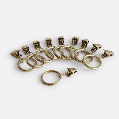 Лот: 24137381. Фото: 1. Комплект из 10 колец с LaRedoute. Шторы, тюль