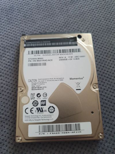 Лот: 17697462. Фото: 1. Samsung HDD 2.5" 2Tb жесткий диск... Жёсткие диски (HDD)