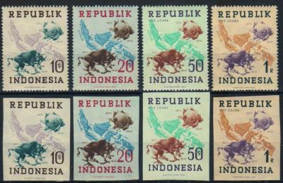 Лот: 17839502. Фото: 1. 1949. Индонезия. 2 Полных серии. Марки