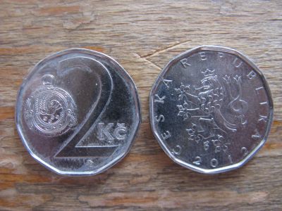 Лот: 21082142. Фото: 1. Монеты Европы. Чехия 2 кроны 2009... Европа