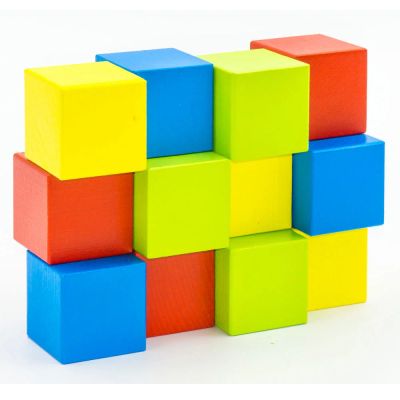 Лот: 14759843. Фото: 1. Набор Кубики 12 деталей. Игровые наборы