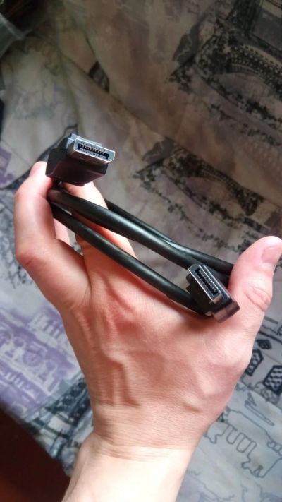 Лот: 17575386. Фото: 1. Кабель Display Port 1,8м черный. Шлейфы, кабели, переходники