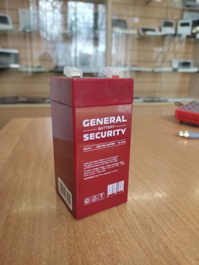 Лот: 2641772. Фото: 1. Аккумулятор GS 4.5-4 4В 4,5А/ч... Батарейки, аккумуляторы, элементы питания