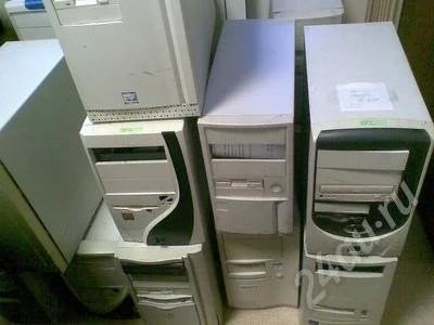 Лот: 614935. Фото: 1. Системник Pentium 3 + ЭЛТ монитор... Компьютеры в сборе