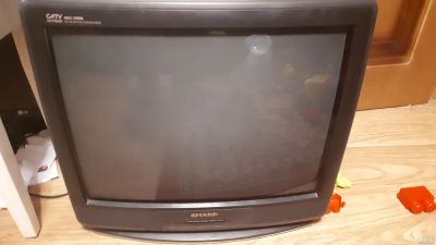Лот: 12788441. Фото: 1. Телевизор Sharp Рабочий с пультом. Телевизоры