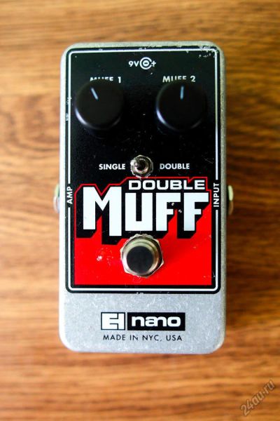 Лот: 5656674. Фото: 1. Electro Harmonix Double Muff -... Гитарные эффекты и комбоусилители