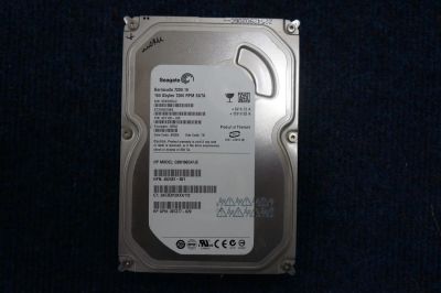 Лот: 10310035. Фото: 1. 160B Seagate ST3160815 б/у (250340... Жёсткие диски