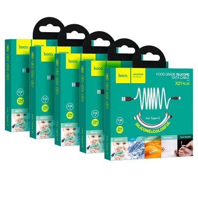 Лот: 15551846. Фото: 1. Кабель USB Hoco X21 Type-C силиконовый... Дата-кабели, переходники