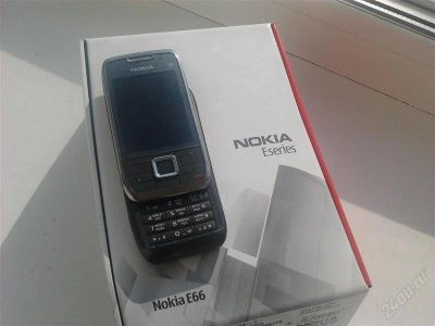 Лот: 1251435. Фото: 1. Nokia E66-1 grey steel. Смартфоны