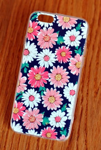 Лот: 8461926. Фото: 1. Силиконовый чехол Цветы для iPhone... Чехлы, бамперы