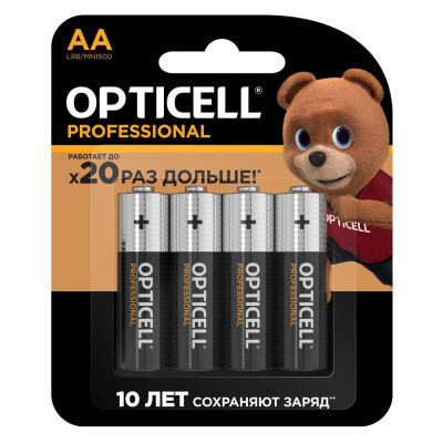 Лот: 25257220. Фото: 1. Батарейки Opticell Professional... Батарейки, аккумуляторы, элементы питания