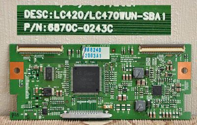 Лот: 5509927. Фото: 1. T-CON 6870C-0243C тв.LG 47LH3000. Печатные платы