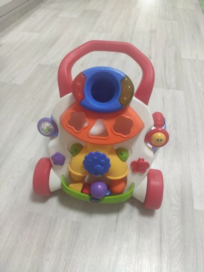 Лот: 23305365. Фото: 1. Ходунки каталка детские с ручкой... Другое (детский транспорт)