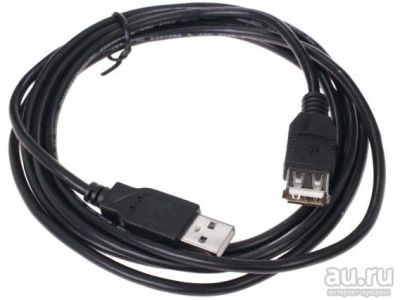 Лот: 14291504. Фото: 1. Кабель удлинительный USB2.0 Am-Af... Шлейфы, кабели, переходники