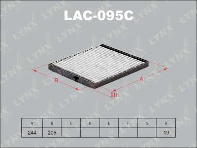 Лот: 13356839. Фото: 1. Lynx LAC-095C Салонный фильтр. Расходные материалы