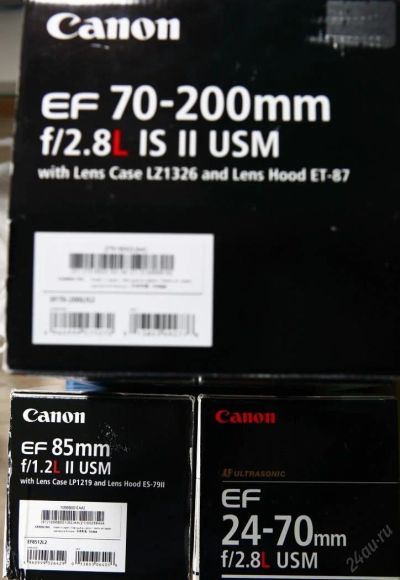 Лот: 5796889. Фото: 1. Объективы Canon L. Объективы