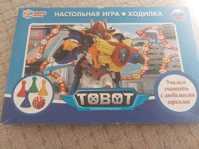 Лот: 22388027. Фото: 1. Настольная игра ходилка Тобот. Детские настольные игры