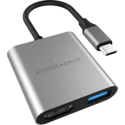 Лот: 21438963. Фото: 1. USB-хаб Hyper HyperDrive 4K HDMI... USB хабы