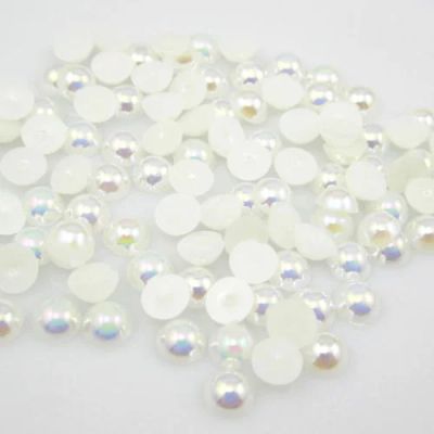 Лот: 6328766. Фото: 1. новый 400pcs AB половина жемчуга... Скрапбукинг
