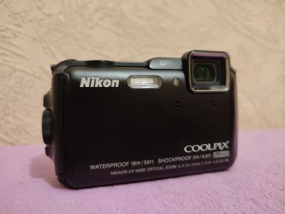 Лот: 19997017. Фото: 1. Для подводной съёмки. Nikon aw120. Цифровые компактные