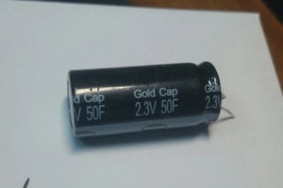 Лот: 12630511. Фото: 1. Конденсатор 50 фарад 2.3v gold... Конденсаторы