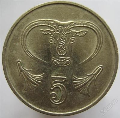 Лот: 1813905. Фото: 1. vz Кипр 5 центов 1998. Европа