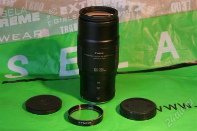 Лот: 296191. Фото: 1. Объектив Canon Zoom Lens EF 100-200... Светофильтры