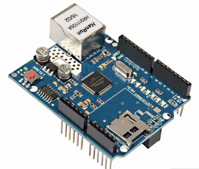 Лот: 17508553. Фото: 1. Ethernet Shield W5100 сетевой... Микроконтроллеры