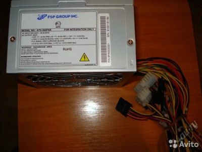 Лот: 5733613. Фото: 1. Блок питания FSP ATX-500PNR 500W... Корпуса, блоки питания
