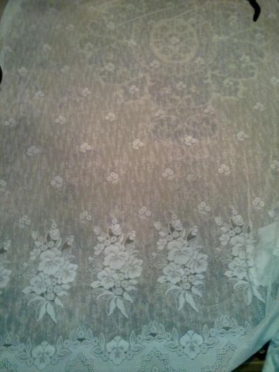 Лот: 4583421. Фото: 1. Тюль белая сплошная. Шторы, тюль