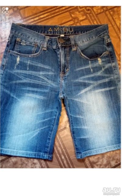 Лот: 17515674. Фото: 1. Бриджи , шорты джинсовые Amisu... Брюки, шорты