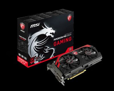 Лот: 9017633. Фото: 1. MSI R9 290x gaming 4g с отличным... Видеокарты