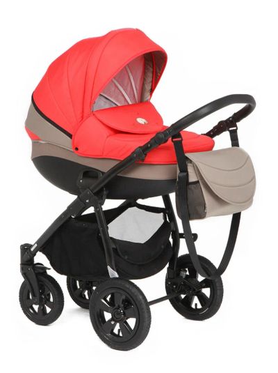 Лот: 9954952. Фото: 1. Коляска 2 в 1 Rudis Plus (коралловый... Коляски