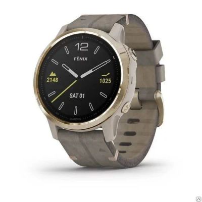 Лот: 15892963. Фото: 1. Часы Garmin Fenix 6s Sapphire... Смарт-часы, фитнес-браслеты, аксессуары