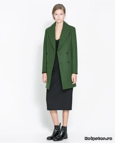 Лот: 8370589. Фото: 1. Стильное пальто ZARA 42-44 p. Верхняя одежда