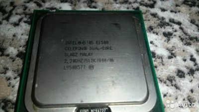 Лот: 11295432. Фото: 1. intel celeron Dual-core E1500... Процессоры