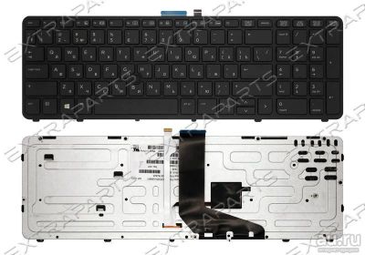 Лот: 15962663. Фото: 1. Клавиатура HP ZBook 17 (RU) черная... Клавиатуры для ноутбуков