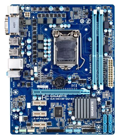 Лот: 13451871. Фото: 1. Надежная плата под LGA 1155: Gigabyte... Материнские платы