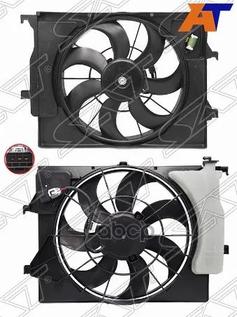 Лот: 21900648. Фото: 1. Диффузор Радиатора В Сборе Hyundai... Другое (автозапчасти)