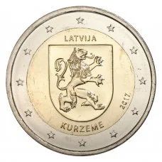 Лот: 11896629. Фото: 1. 2 Евро Латвия 2017 Курземе. Европа