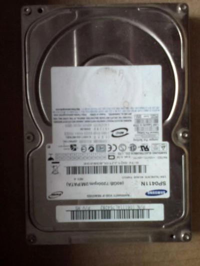 Лот: 4490073. Фото: 1. HDD Samsung 40 GB б/у. Жёсткие диски (HDD)