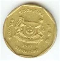 Лот: 3397929. Фото: 1. 1 доллар, Сингапур. Азия
