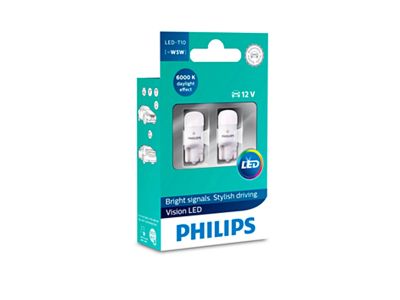 Лот: 17104737. Фото: 1. Philips w5w led T10 6000k. Оптика и освещение