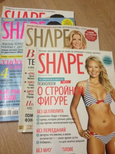Лот: 5389676. Фото: 1. Журналы Shape 2010-2012 гг. Здоровье