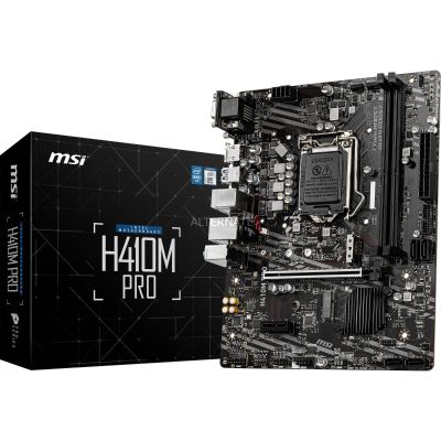 Лот: 17463663. Фото: 1. Материнская плата MSI H410M PRO... Материнские платы