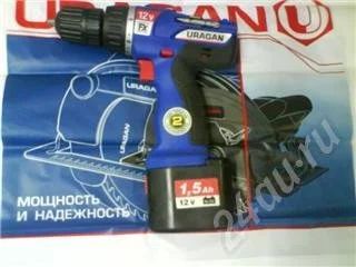 Лот: 15786. Фото: 1. шуруповерт уроган 12v 2 года гарантии. Красноярск