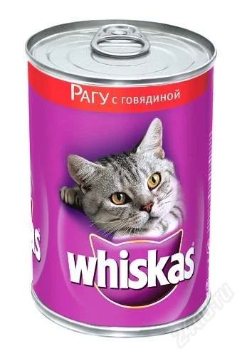 Лот: 974326. Фото: 1. Консервы для кошек "Whiskas... Корма