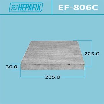 Лот: 18583744. Фото: 1. Салонный фильтр ac-806 hepafix... Расходные материалы