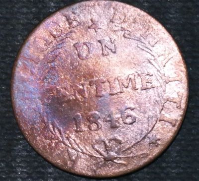 Лот: 12625611. Фото: 1. Гаити. 1 сентим. 1846 год. Остальные страны